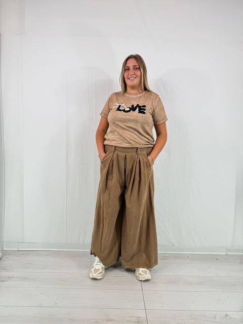 T-shirt Molly Camel Delavè