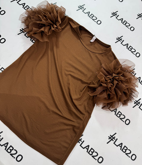 T-shirt Virna Marrone