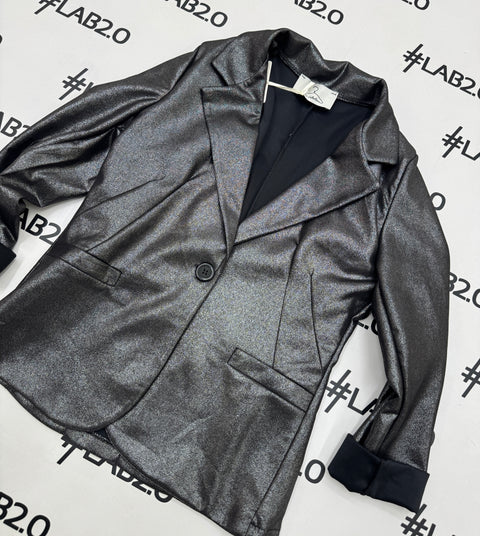 Blazer Ambra Glitter Nero