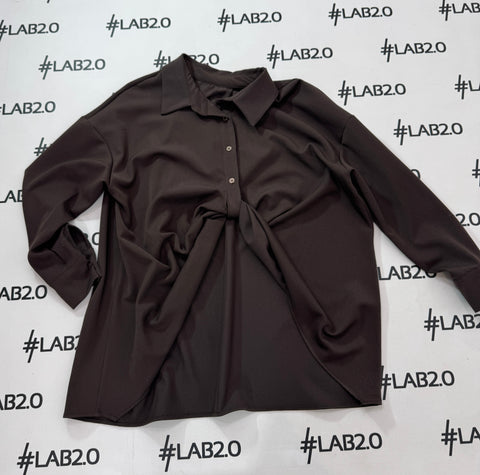 Camicia Teresa Marrone