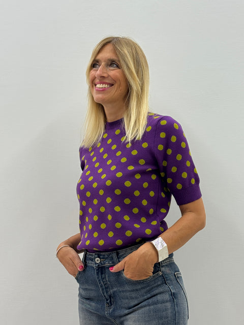  Fabiana Purple Sweater
