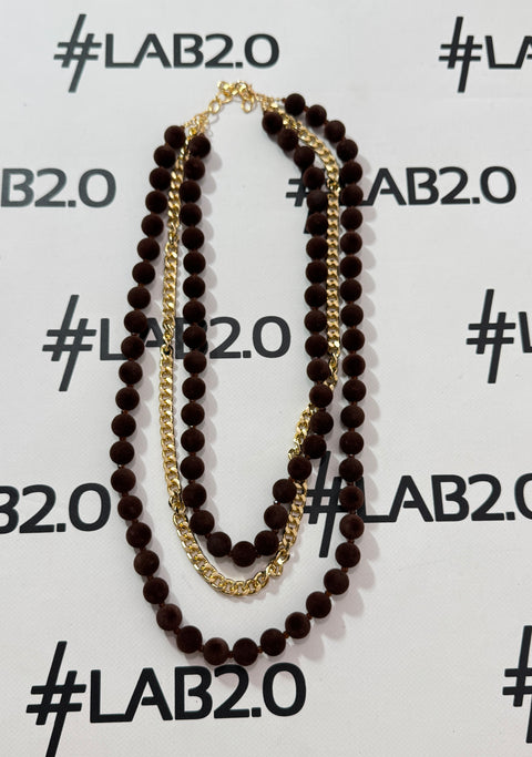 Collana Viola Marrone