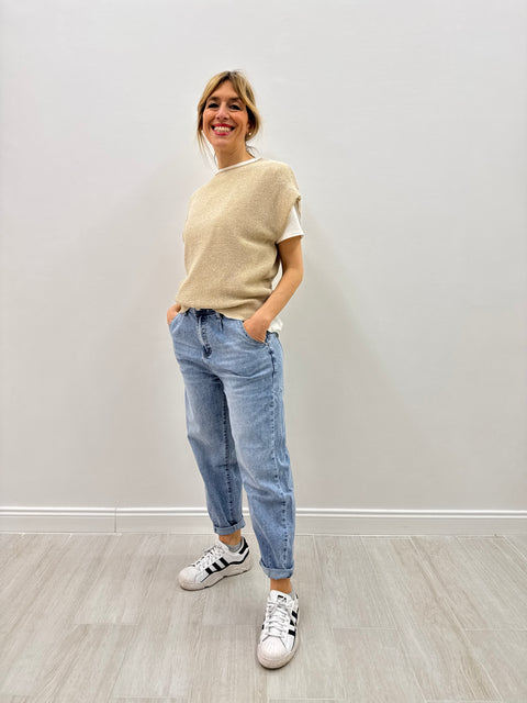 Sally Gold Vest