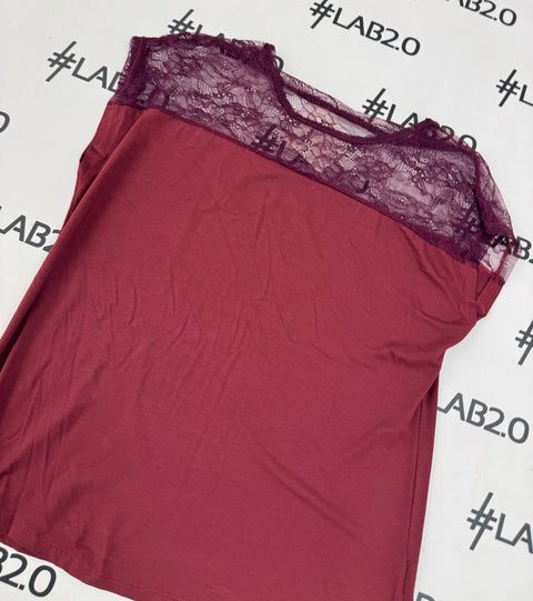 T-shirt Selma Bordeaux