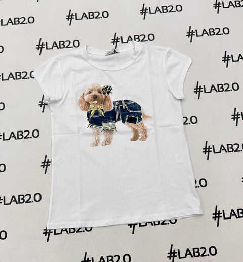 T-Shirt Barboncino Blu