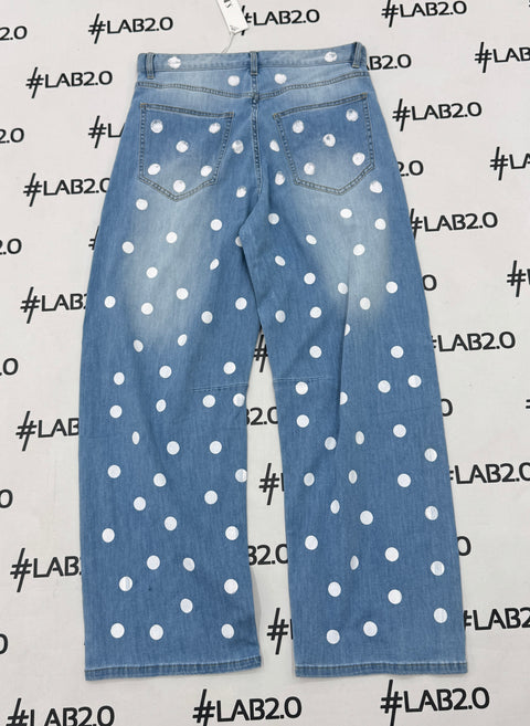 Jeans Pois Blu