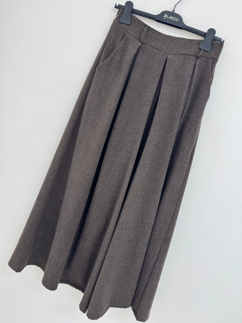 Panta-gonna Laura Melange Marrone