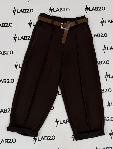 Pantalone Letizia Marrone