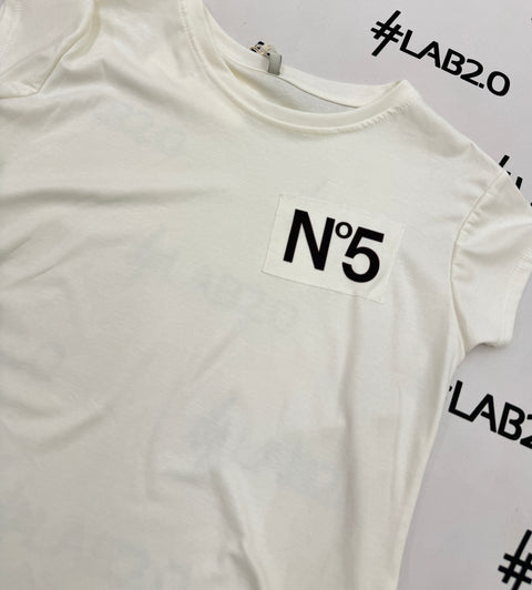 T-shirt Cinque Bianco
