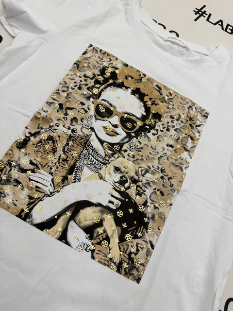 Beige Frida Fashion T-shirt