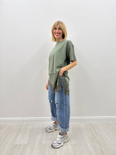 T-shirt Glam Verde