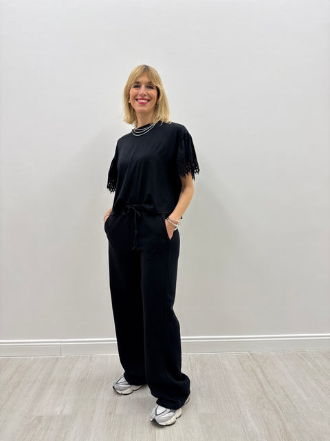 Maglietta Polly Nera