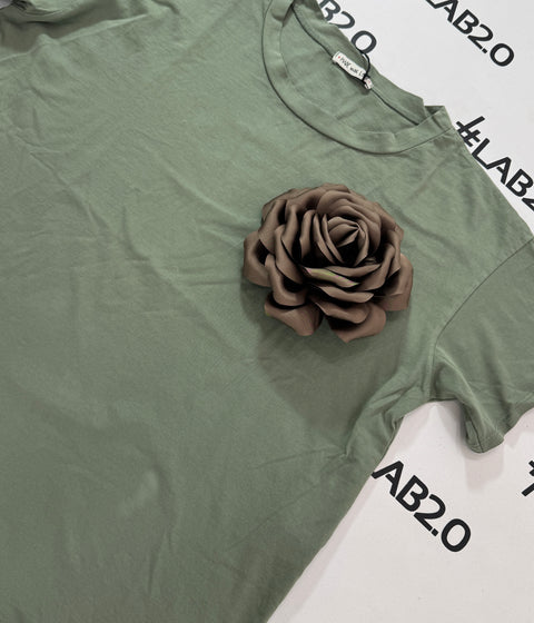 T-Shirt  Fiore Militare Curvy