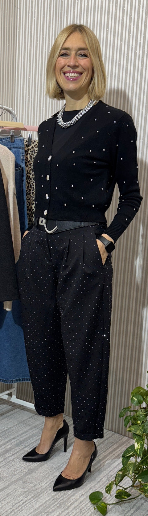 Cardigan Brilliance Nero