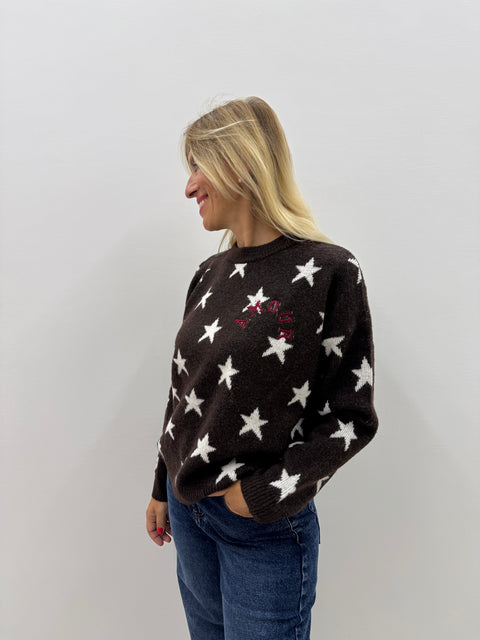 Maglione Amour Marrone