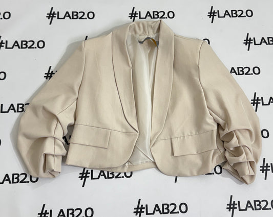 Blazer Crop Beige