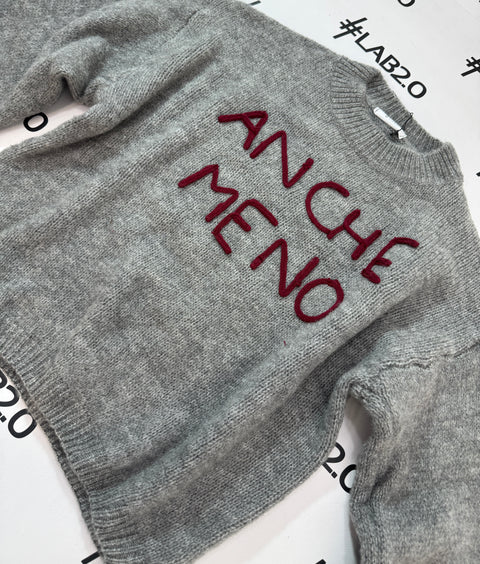 Maglione Anche Meno Grigio