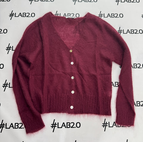 Cardigan Lovely Bordeaux