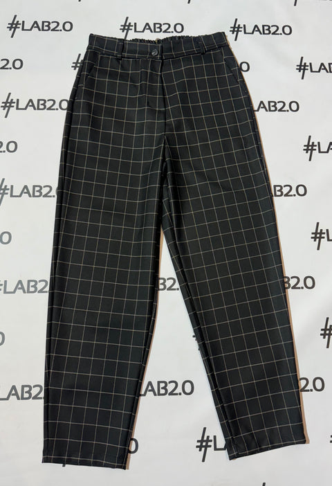 Pantalone Quadro Nero