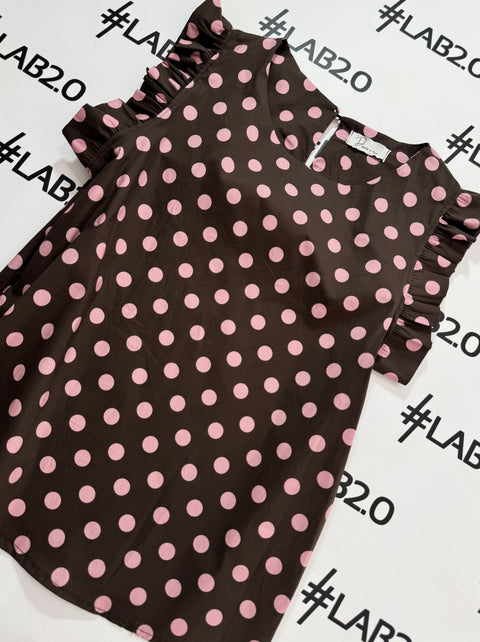 Blusa Belen Marrone Rosa