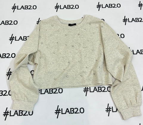 Felpa Beth Grigio Chiaro