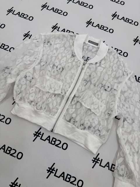 Bomber Velo Bianco