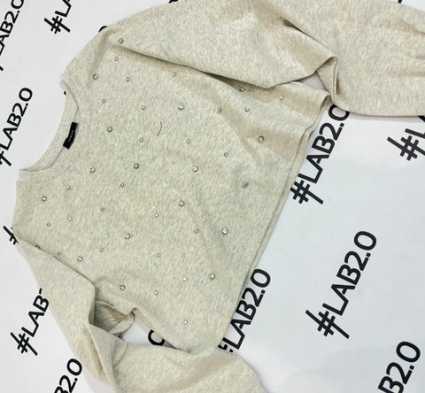 Felpa Beth Grigio Chiaro