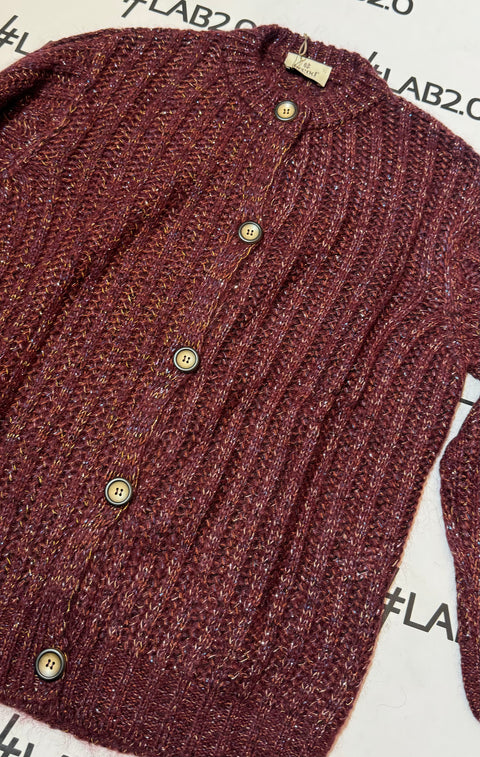 Cardigan Costanza Bordeaux