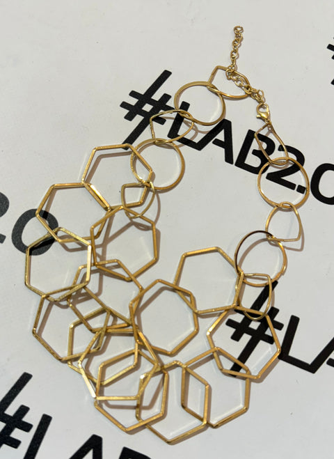 Collana Geometric Oro