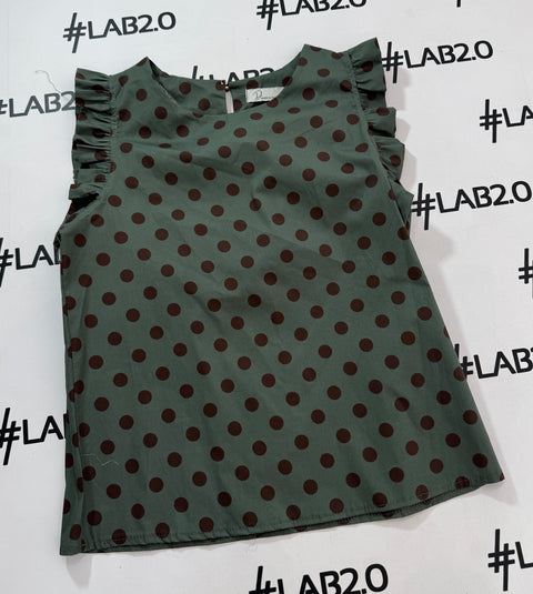 Blusa Belen Verde Marrone