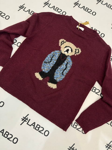 Maglione Boy Bordeaux