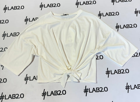 Maglia Nodo Fiocco Panna