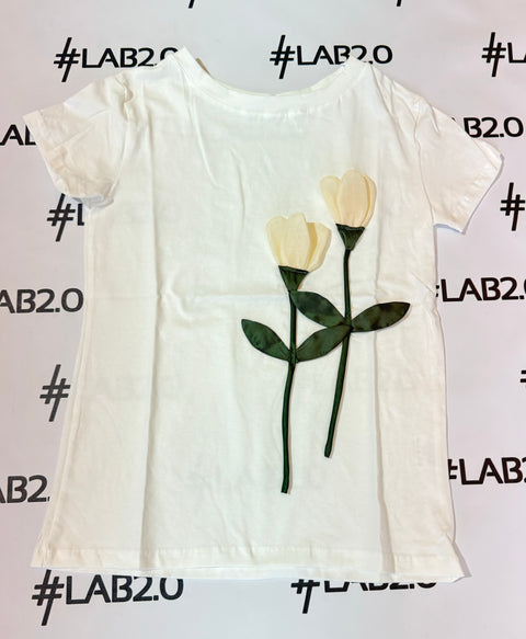 T-shirt Tulipan Bianca