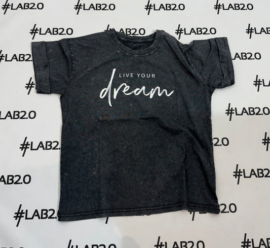 T-shirt Dreams delavè