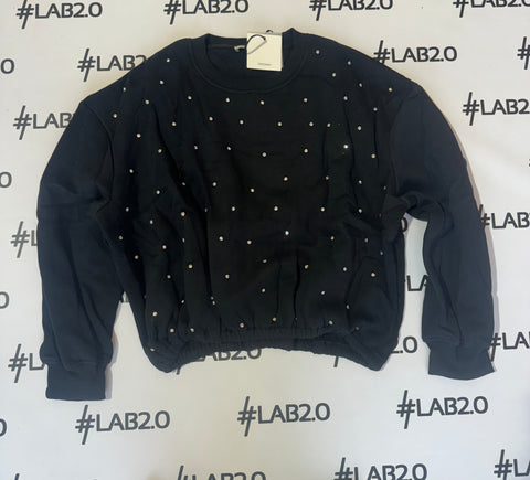 Felpa Elastico Shine Nero