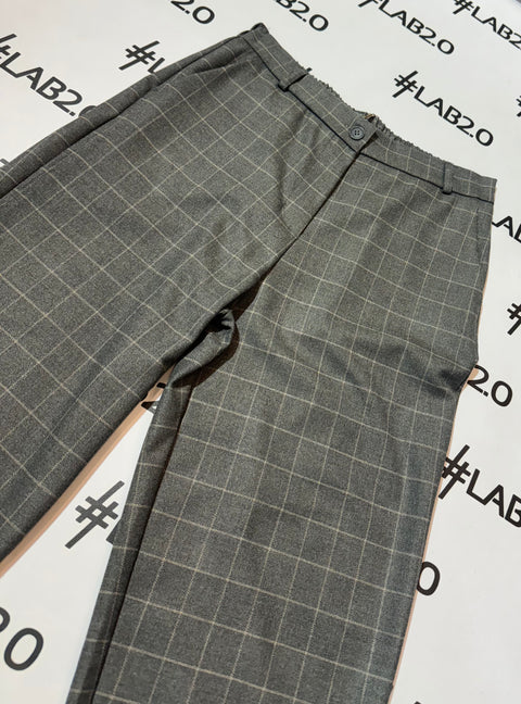 Pantalone Quadro Grigio