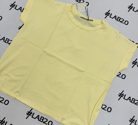 Camiseta Vera amarillo claro