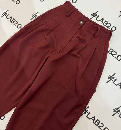 Pantalone Giorgia Bordeaux