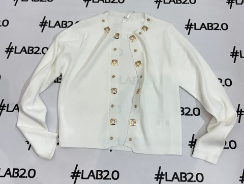 Cardigan Aurora Bianco