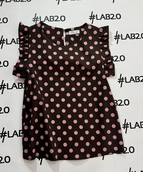 Blusa Belen Marrone Rosa