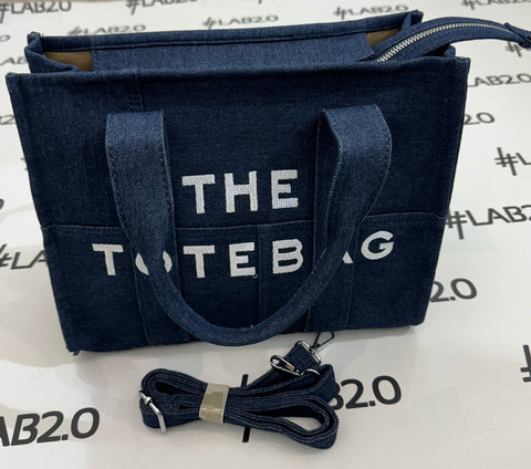 Tote Bag Denim Scuro