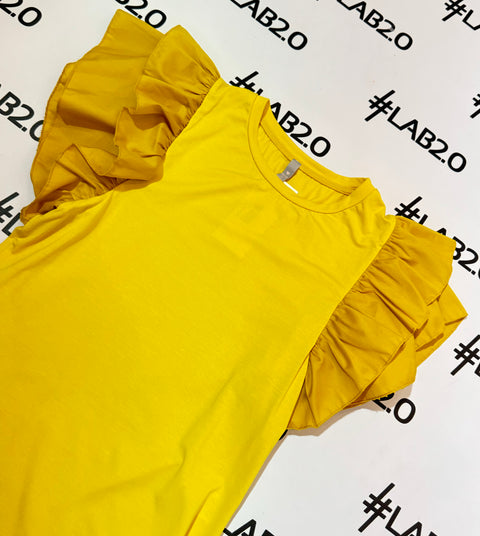 T-shirt Pretty Senape