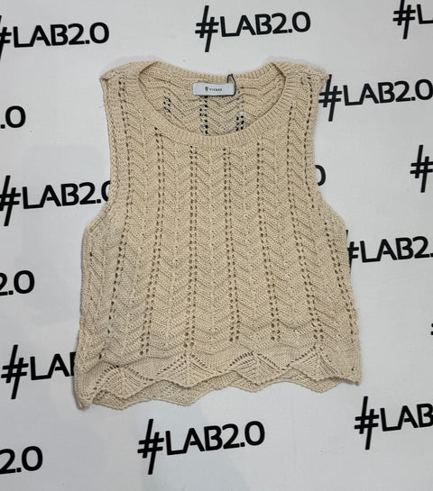 Top Crop Beige