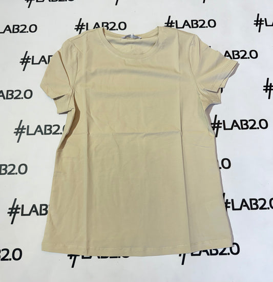 T-shirt basic Beige