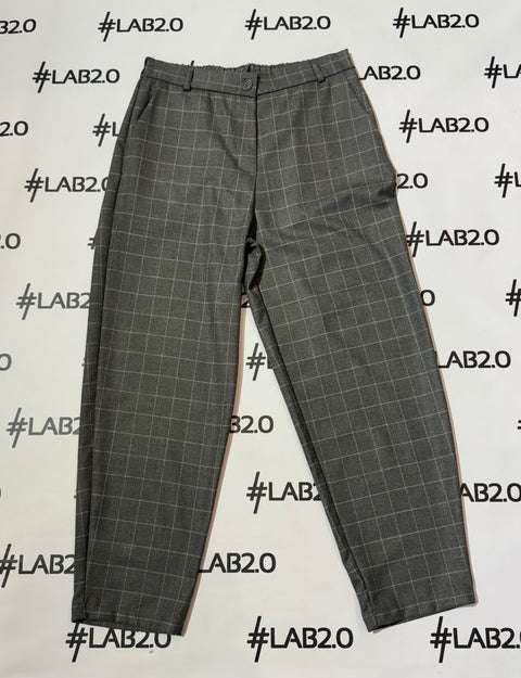Pantalone Quadro Grigio