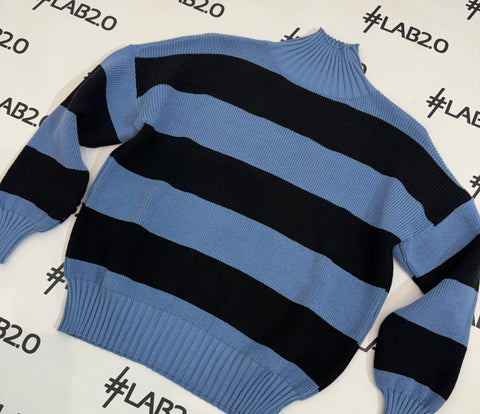 Maglione Stripes Carta da Zucchero
