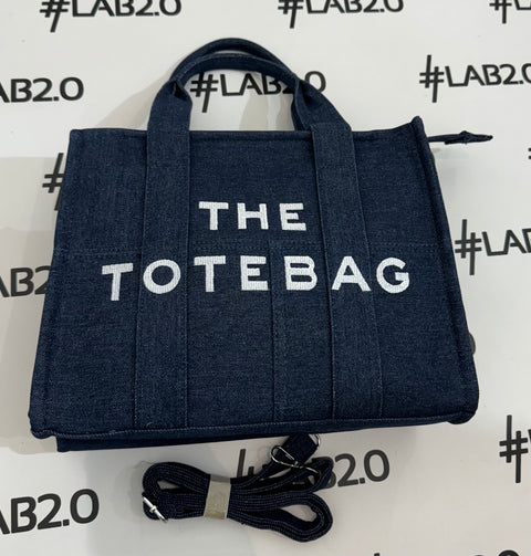 Tote Bag Denim Scuro