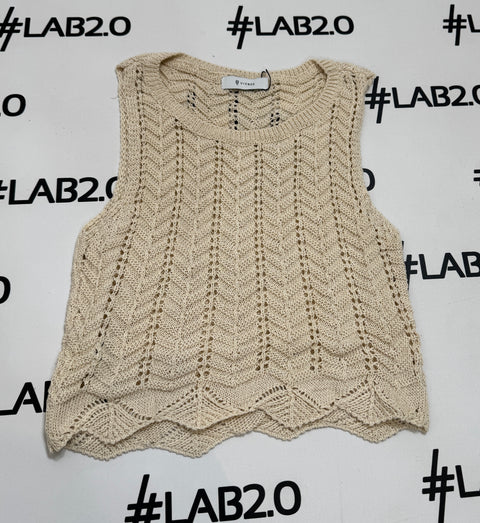 Top Crop Beige