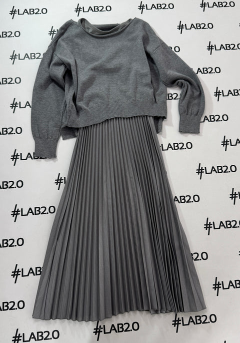 Abito Clotilde Grigio