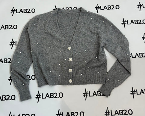 Cardigan Brilliance Grigio